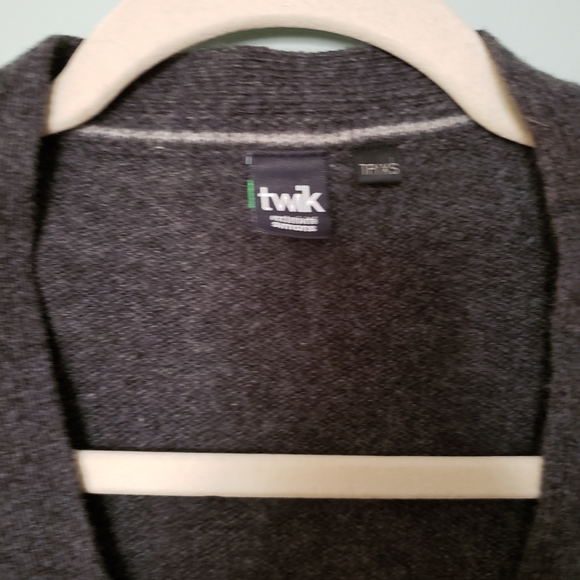 Long Grey Wool Cardigan - Picture 5 of 5